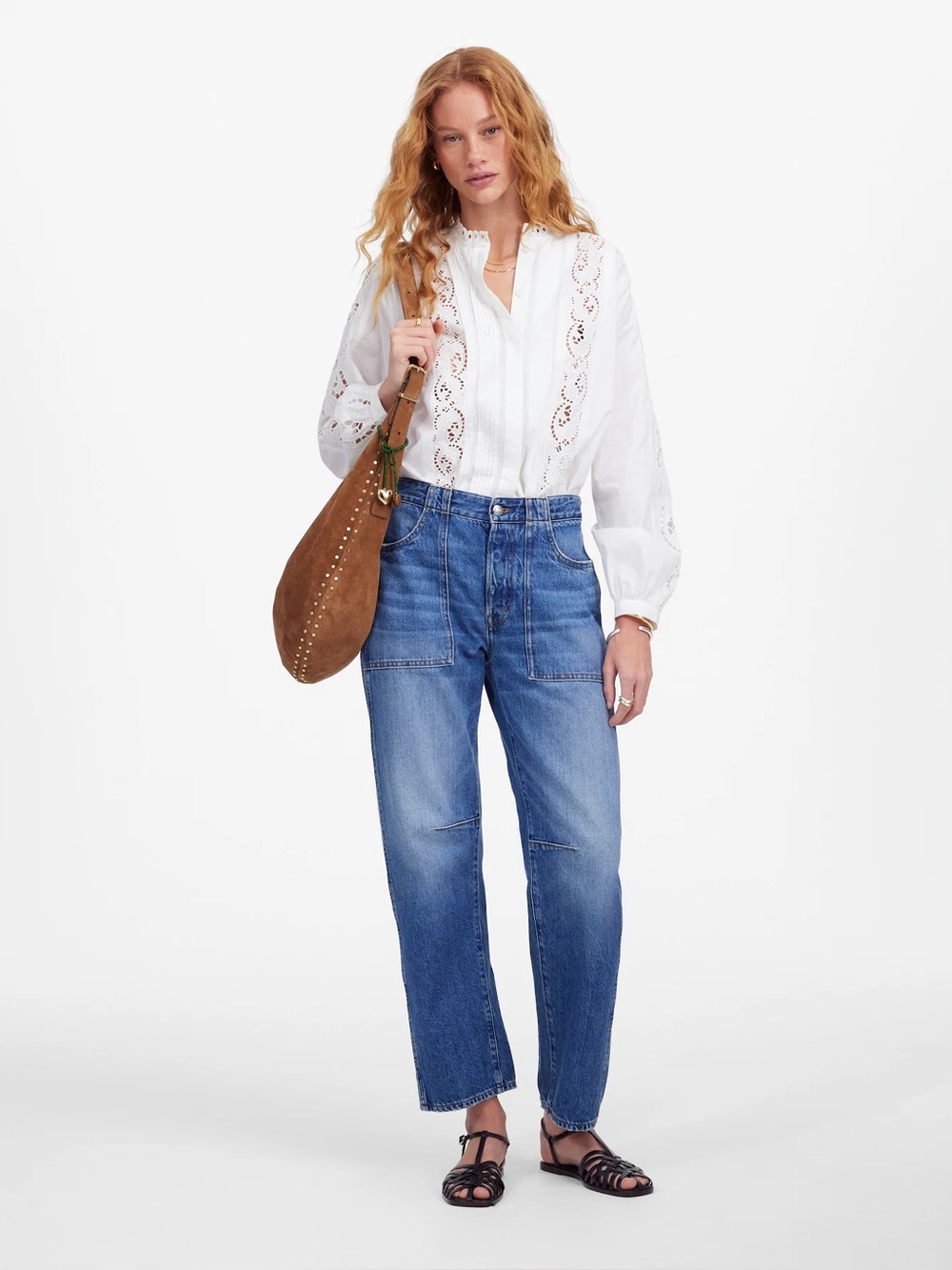 Madewell The Darted Barrel-Leg Jean Women’s 29
